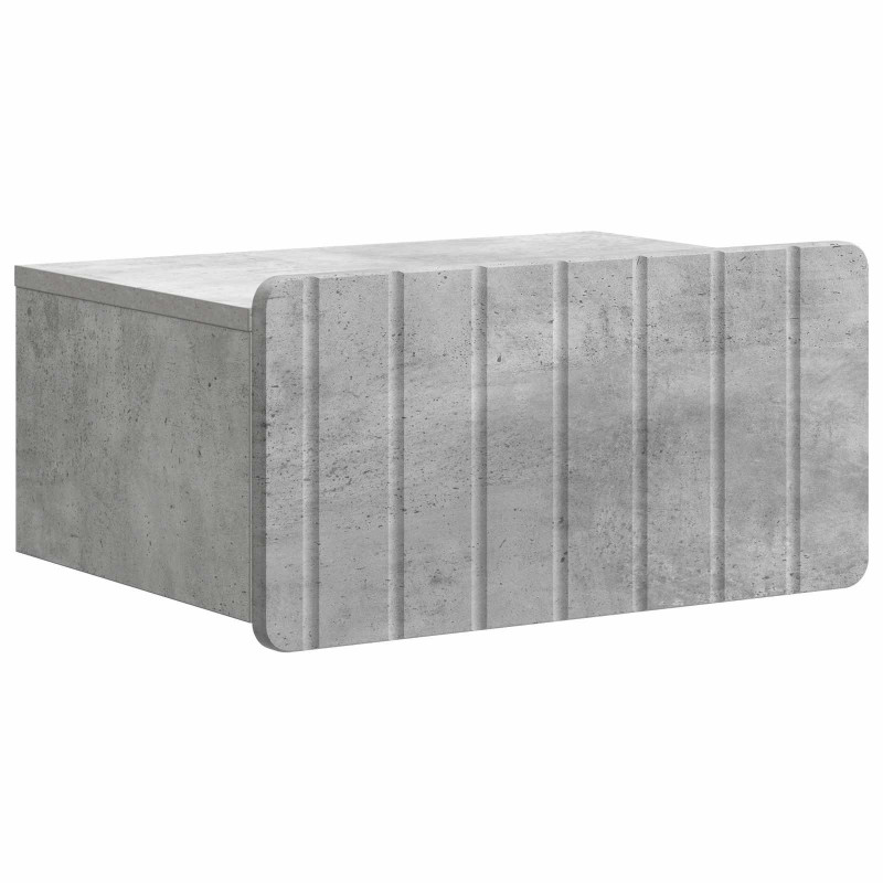 Wisząca Szafka Nocna 2 pcs Betonowy szary 49 x 34,5 x 24 cm