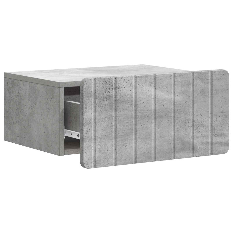 Wisząca Szafka Nocna 2 pcs Betonowy szary 49 x 34,5 x 24 cm