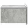 Wisząca Szafka Nocna 2 pcs Betonowy szary 49 x 34,5 x 24 cm