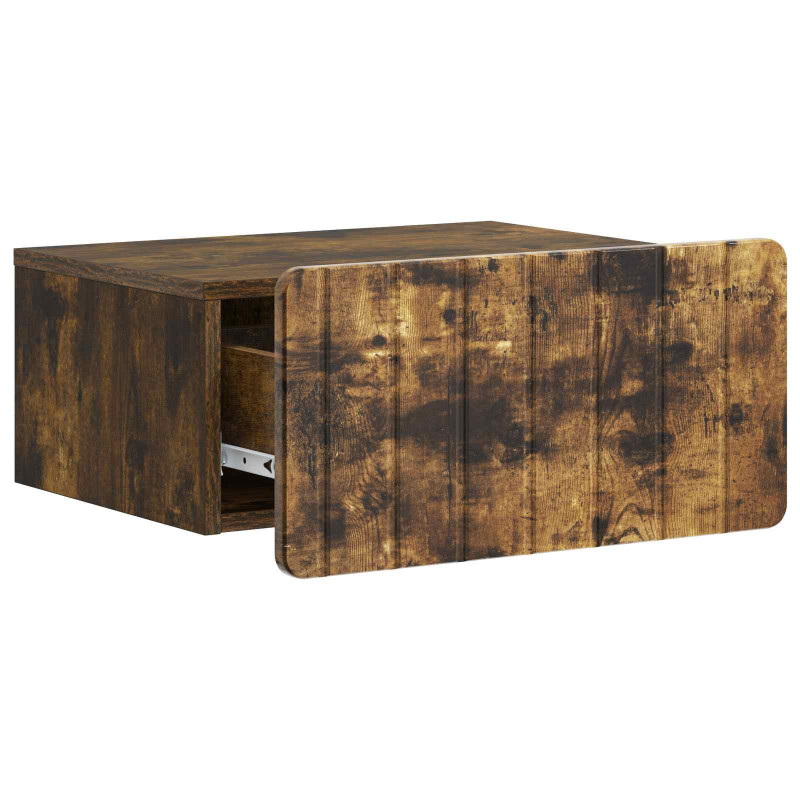 Wisząca Szafka Nocna 2 pcs Dąb wędzony 49 x 34,5 x 24 cm