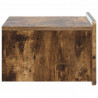 Wisząca Szafka Nocna 2 pcs Dąb wędzony 49 x 34,5 x 24 cm