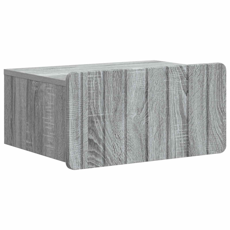 Wisząca Szafka Nocna 2 pcs Szary Sonoma 49 x 34,5 x 24 cm