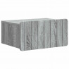 Wisząca Szafka Nocna 2 pcs Szary Sonoma 49 x 34,5 x 24 cm