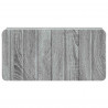 Wisząca Szafka Nocna 2 pcs Szary Sonoma 49 x 34,5 x 24 cm
