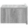 Wisząca Szafka Nocna 2 pcs Szary Sonoma 49 x 34,5 x 24 cm
