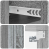 Wisząca Szafka Nocna 2 pcs Szary Sonoma 49 x 34,5 x 24 cm