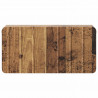 Wisząca Szafka Nocna 2 pcs Stare drewno 49 x 34,5 x 24 cm