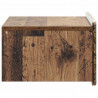 Wisząca Szafka Nocna 2 pcs Stare drewno 49 x 34,5 x 24 cm