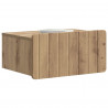 Wisząca Szafka Nocna 2 pcs Dąb artisan 49 x 34,5 x 24 cm