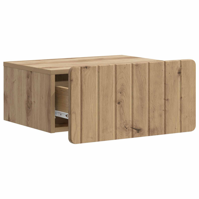 Wisząca Szafka Nocna 2 pcs Dąb artisan 49 x 34,5 x 24 cm