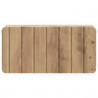 Wisząca Szafka Nocna 2 pcs Dąb artisan 49 x 34,5 x 24 cm