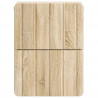 Wisząca Szafka Nocna 2 pcs dąb Sonoma 33 x 34,5 x 43 cm