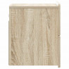 Wisząca Szafka Nocna 2 pcs dąb Sonoma 33 x 34,5 x 43 cm