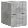 Wisząca Szafka Nocna Betonowy szary 33 x 34,5 x 43 cm