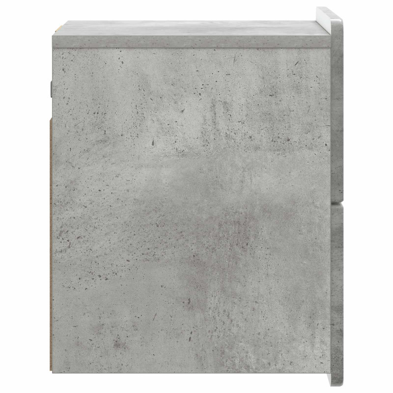Wisząca Szafka Nocna Betonowy szary 33 x 34,5 x 43 cm