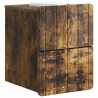 Wisząca Szafka Nocna 2 pcs Dąb wędzony 33 x 34,5 x 43 cm