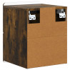 Wisząca Szafka Nocna 2 pcs Dąb wędzony 33 x 34,5 x 43 cm