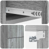 Wisząca Szafka Nocna 2 pcs Szary Sonoma 33 x 34,5 x 43 cm