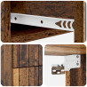 Wisząca Szafka Nocna 2 pcs Stare drewno 33 x 34,5 x 43 cm