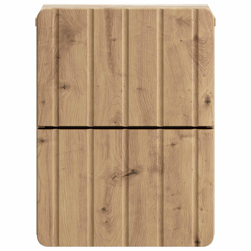 Wisząca Szafka Nocna 2 pcs Dąb artisan 33 x 34,5 x 43 cm