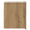 Wisząca Szafka Nocna 2 pcs Dąb artisan 33 x 34,5 x 43 cm