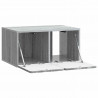 Szafka RTV montowana na ścianie Szary Sonoma 59,5 x 41 x 30 cm