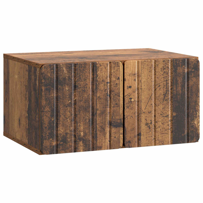 Szafka RTV montowana na ścianie Stare drewno 59,5 x 41 x 30 cm
