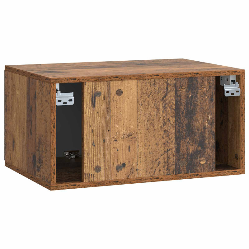 Szafka RTV montowana na ścianie Stare drewno 59,5 x 41 x 30 cm