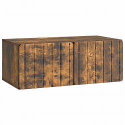 Szafka RTV montowana na ścianie Dąb wędzony 78,5 x 41 x 30 cm