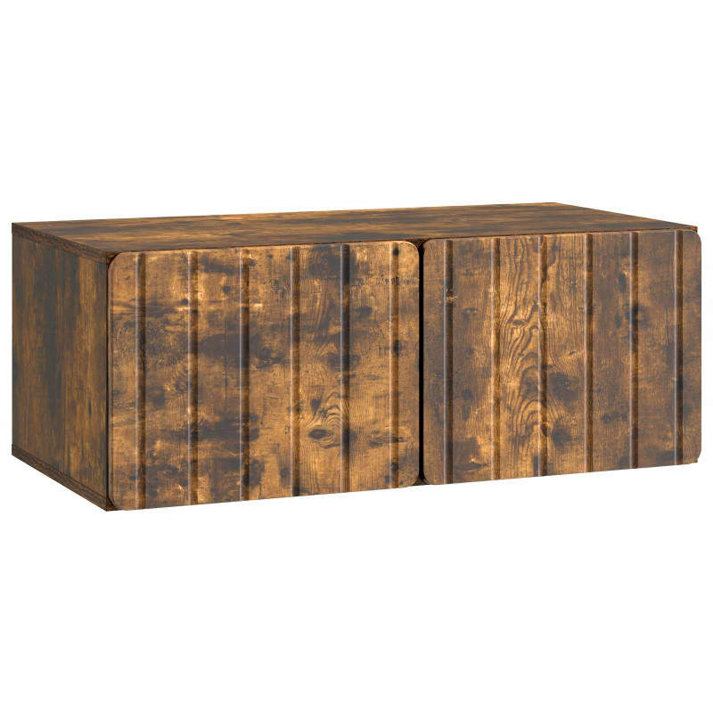 Szafka RTV montowana na ścianie Dąb wędzony 78,5 x 41 x 30 cm
