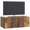 Szafka RTV montowana na ścianie Stare drewno 78,5 x 41 x 30 cm