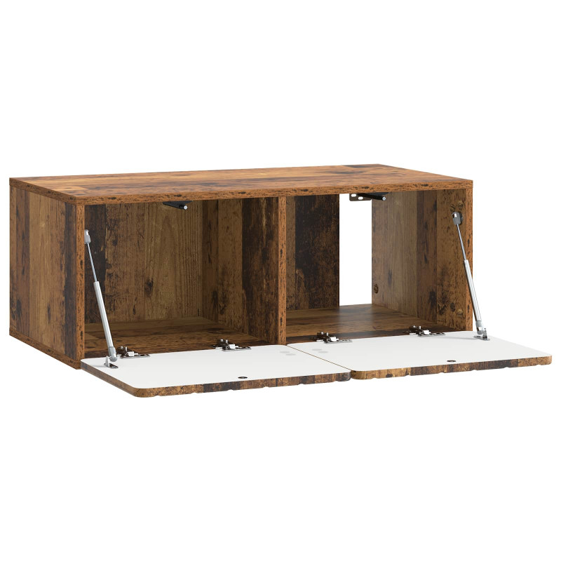 Szafka RTV montowana na ścianie Stare drewno 78,5 x 41 x 30 cm