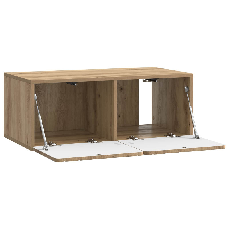 Szafka RTV montowana na ścianie Dąb artisan 78,5 x 41 x 30 cm