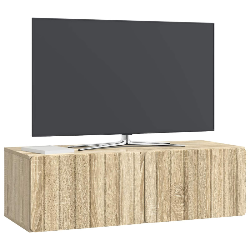 Szafka RTV montowana na ścianie dąb Sonoma 98 x 41 x 30 cm