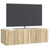 Szafka RTV montowana na ścianie dąb Sonoma 98 x 41 x 30 cm