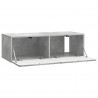 Szafka RTV montowana na ścianie Betonowy szary 98 x 41 x 30 cm