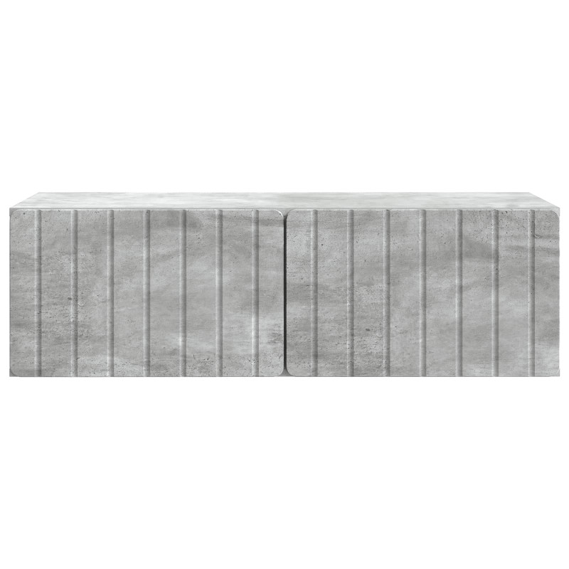 Szafka RTV montowana na ścianie Betonowy szary 98 x 41 x 30 cm