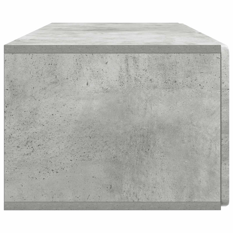 Szafka RTV montowana na ścianie Betonowy szary 98 x 41 x 30 cm