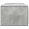 Szafka RTV montowana na ścianie Betonowy szary 98 x 41 x 30 cm