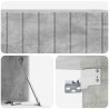 Szafka RTV montowana na ścianie Betonowy szary 98 x 41 x 30 cm