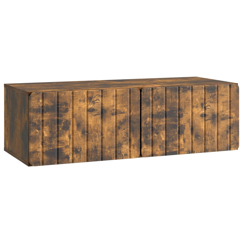 Szafka RTV montowana na ścianie Dąb wędzony 98 x 41 x 30 cm