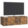 Szafka RTV montowana na ścianie Dąb wędzony 98 x 41 x 30 cm