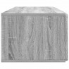 Szafka RTV montowana na ścianie Szary Sonoma 98 x 41 x 30 cm