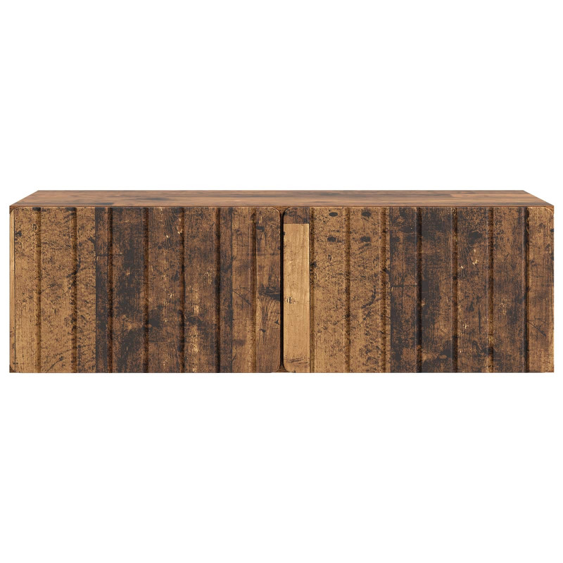Szafka RTV montowana na ścianie Stare drewno 98 x 41 x 30 cm