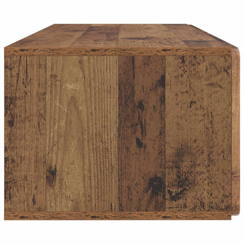 Szafka RTV montowana na ścianie Stare drewno 98 x 41 x 30 cm