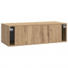 Szafka RTV montowana na ścianie Dąb artisan 98 x 41 x 30 cm