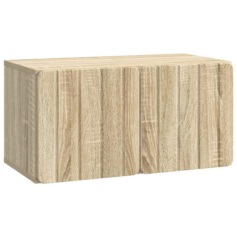 Szafka RTV montowana na ścianie dąb Sonoma 59,5 x 31 x 30 cm