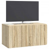 Szafka RTV montowana na ścianie dąb Sonoma 59,5 x 31 x 30 cm