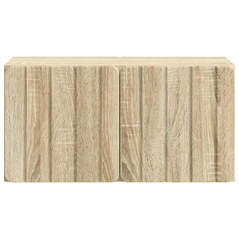 Szafka RTV montowana na ścianie dąb Sonoma 59,5 x 31 x 30 cm
