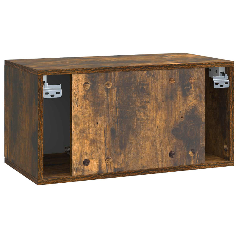 Szafka RTV montowana na ścianie Dąb wędzony 59,5 x 31 x 30 cm